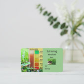 dienst Bodemonderzoek Visitekaartje (Staand voorkant)