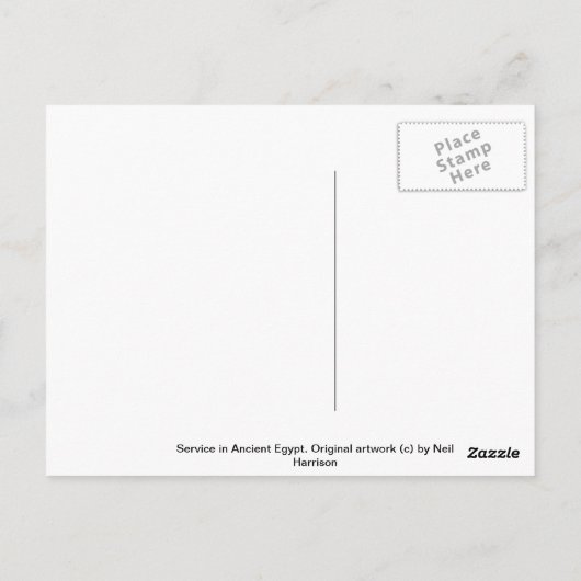 Dienst Briefkaart (Achterkant)