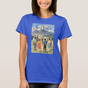 Dienst - Het Grootste Beloning van het Leven - Dam T-shirt