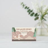 Dienst porseleinkringloopgraaf visitekaartje (Staand voorkant)