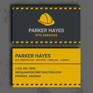 Dienst professionele site services visitekaartje