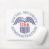 Dienst sociale zekerheid muismat (Met muis)