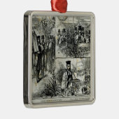 Dienst van de Joodse Synagogue Metalen Ornament (Rechts)