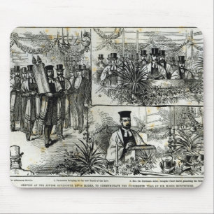 Dienst van de Joodse Synagogue Muismat