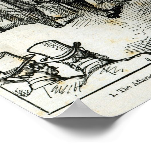 Dienst van de Joodse Synagogue Poster (Hoek)