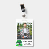 Dienst voor het snoeien van bomen Oak Tree Logo |  Badge (Voorzijde met clip)