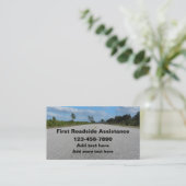 Dienst wegenondersteuning visitekaartje (Staand voorkant)