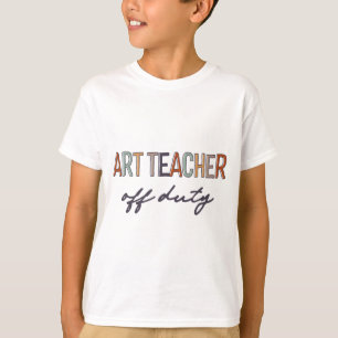 Dienstdoend leraar Laatste dag van school Einde va T-shirt