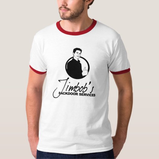 diensten achterdoor van jimbob t-shirt (Voorkant)