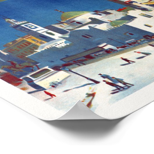 Diensten Algerijnse en Tunesische kabelposter 190 Poster (Hoek)