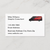 Diensten in verband met autowrakken visitekaartje (Achterkant)