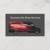 Diensten in verband met autowrakken visitekaartje (Voorkant)