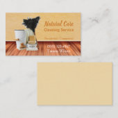 Diensten in verband met de reiniging van natuurlij visitekaartje (Voorkant / Achterkant)