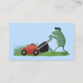 Diensten in verband met de tuinbouw van grasmaaier visitekaartje (Achterkant)