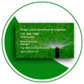 Diensten in verband met grasprinkler en irrigatie visitekaartje