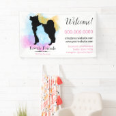 Diensten in verband met kinderverzorging en -verzo spandoek (Insitu)