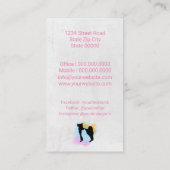 Diensten in verband met kinderverzorging en -verzo visitekaartje (Achterkant)