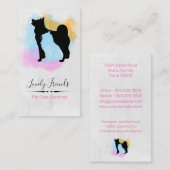 Diensten in verband met kinderverzorging en -verzo visitekaartje (Voorkant / Achterkant)