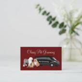 Diensten in verband met klaspet visitekaartje (Staand voorkant)