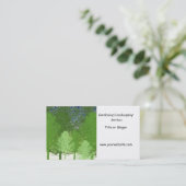 Diensten in verband met tuin- en landschapsarchite visitekaartje (Staand voorkant)