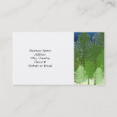 Diensten in verband met tuin- en landschapsarchite visitekaartje (Achterkant)