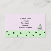 Diensten in verband met tuin- en landschapsarchite visitekaartje (Achterkant)