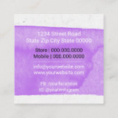 Diensten op het gebied van kinderverzorging / Sitt Vierkante Visitekaartje (Achterkant)