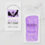 Diensten op het gebied van kinderverzorging / Sitt Visitekaartje (Voorkant / Achterkant)