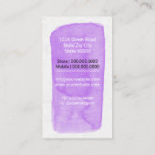 Diensten op het gebied van kinderverzorging / Sitt Visitekaartje (Achterkant)