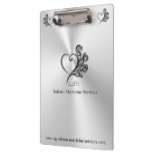 Diensten van begrafenisondernemers, hart en Rozen Klembord (Links)