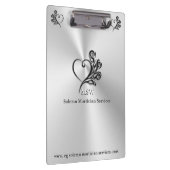 Diensten van begrafenisondernemers, hart en Rozen Klembord (Rechts)