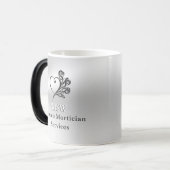 Diensten van begrafenisondernemers, hart en Rozen Magische Mok (Voorkant links)