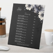 Diensten van Black White Spa Reclamebord Met Voetstuk (Insitu)