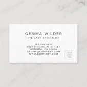 Diensten van Glitter Lash Brow Visitekaartje (Achterkant)