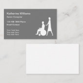 Diensten van hooggeplaatste zorgverleners visitekaartje (Voorkant / Achterkant)