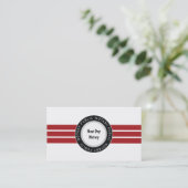 Diensten van notaris visitekaartje (Staand voorkant)