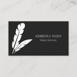 Diensten van notaris visitekaartje