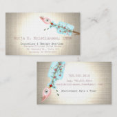 Diensten voor adviestherapie afsprakenkaartje (Voorkant / Achterkant)