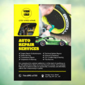 Diensten voor Autoreparatie Raamsticker (Vel 3)