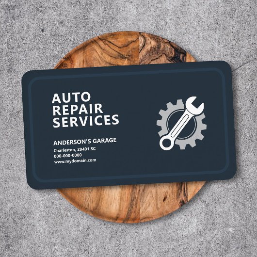 Diensten voor Autoreparatie Visitekaartje