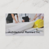 Diensten voor bouwarchitectuur visitekaartje (Achterkant)