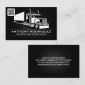 Diensten voor bouwwerkzaamheden | QR-code Visitekaartje (Voorkant / Achterkant)