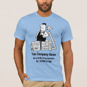 Diensten voor gebouwen en gebouwen t-shirt (Voorkant)