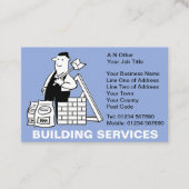 Diensten voor gebouwen en gebouwen visitekaartje (Voorkant)