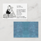 Diensten voor gebouwen en gebouwen visitekaartje (Voorkant / Achterkant)