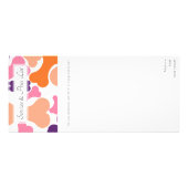 Diensten voor gezelschapsdieren van hondenbeendere reclamekaart (Achterkant)