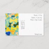 Diensten voor gezelschapsdieren van hondenbeendere visitekaartje (Achterkant)