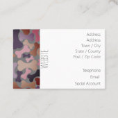 Diensten voor gezelschapsdieren van hondenbeendere visitekaartje (Achterkant)