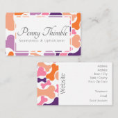 Diensten voor gezelschapsdieren van hondenbeendere visitekaartje (Voorkant / Achterkant)