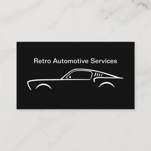 Diensten voor het herstel van de auto-industrie visitekaartje (Voorkant)